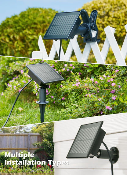 Brightown Outdoor Solar String Lights Waterproof 58FT with 25 Shatterproof ST38 LED Bulbs, 2700K Solar Lights Outdoor with Remote, Solar String Lights for Outside, Camping, Yard, Party Decor
