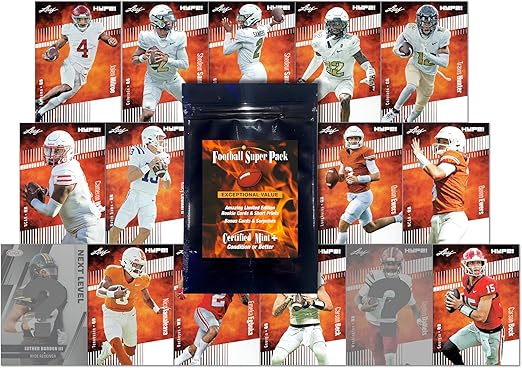 2025 Draft Superpack - Top Pick Rookie Cards - Shedeur Sanders Cam Ward Travis Hunter Jayden Daniels Milroe Ewers &amp More - 15 cards &amp bonuses - Certified Mint+