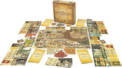 Mindclash Games Trickerion - Legends of Illusion Base Game | Victorian Steampunk Worker Placement Game for 2-4 Players | 48 Unique Trick Cards &amp Action Selection Mechanics