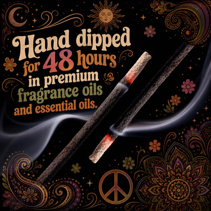 White Tea and Thyme Incense Sticks 11" - 1 Bundle 85 to 100 Sticks - Smooth and Clean Long Burn Time, 45 to 60 Minutes.