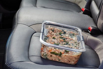 Rubbermaid Brilliance Large Food Storage Container - 9.6 Cup, BPA-Free, Leak-Proof & Clear