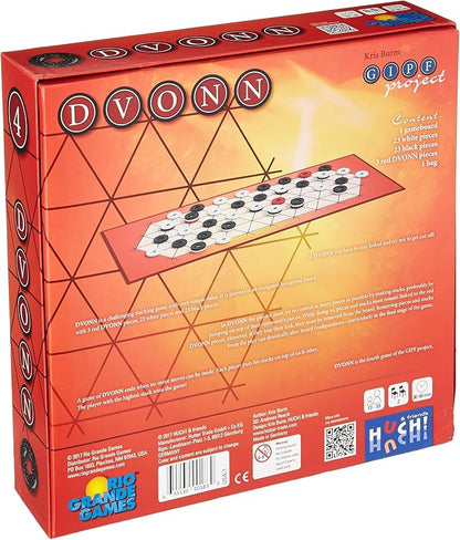 Rio Grande Games Dvonn Abstract Strategy 2 Player Stacking Board Game