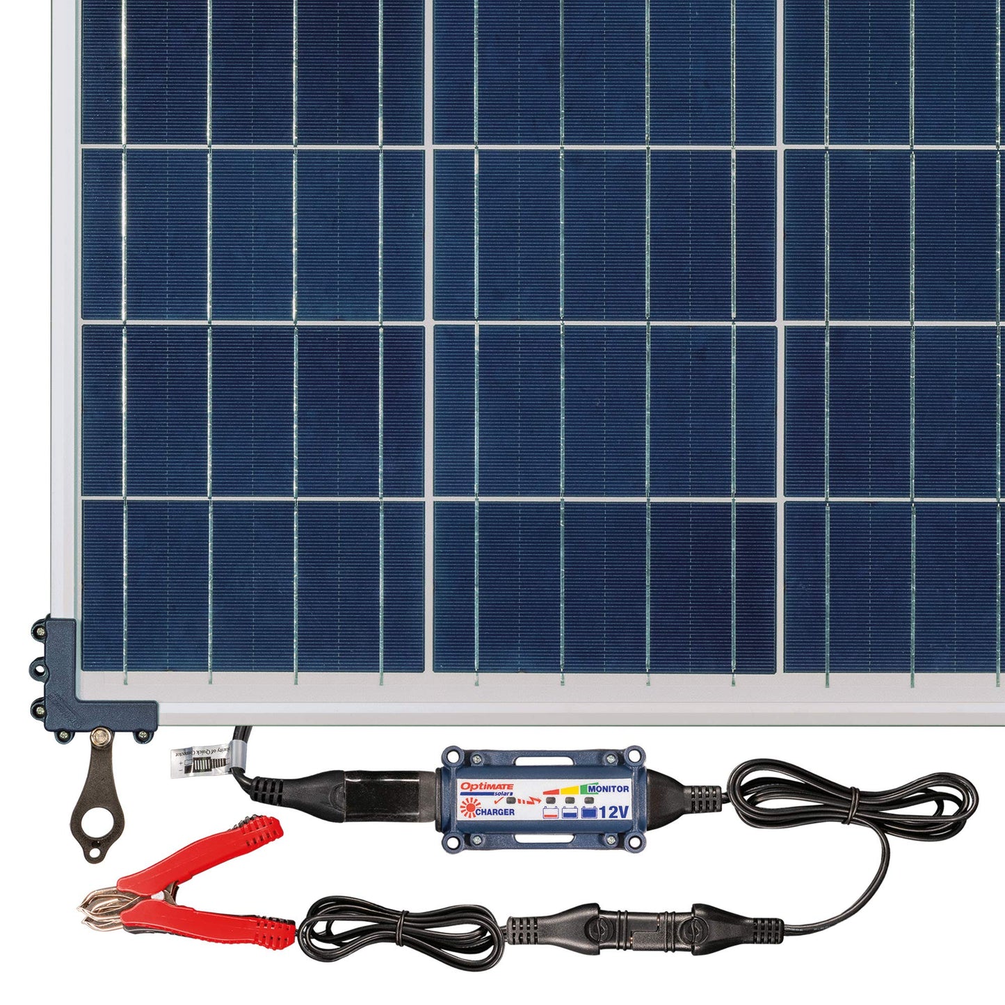 Optimate Solar 80W Travel kit, TM523-8TK, 6-Step 12V 6.7A Weatherproof Solar Battery Saving Charger & maintainer