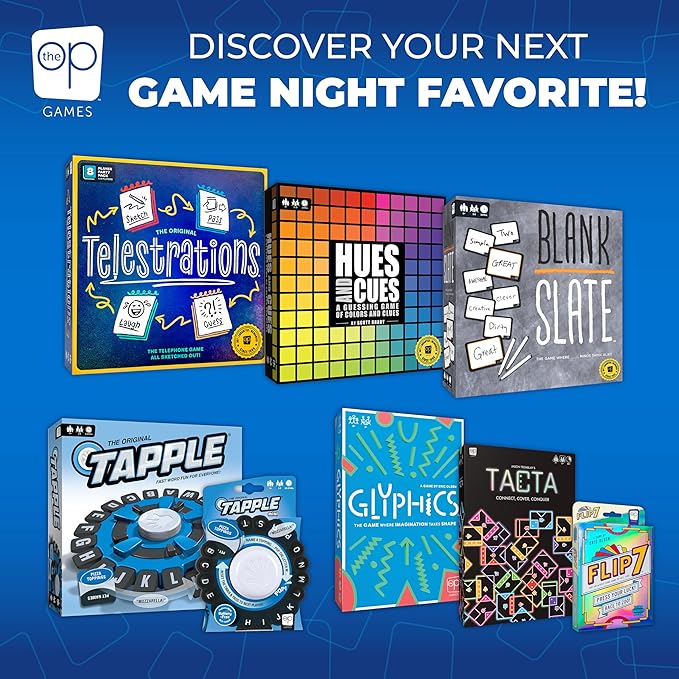 HUES and CUES - Vibrant Color Guessing Board Game for 3-10 Players Ages 8+ Connect Clues and Guess from 480 Color Squares