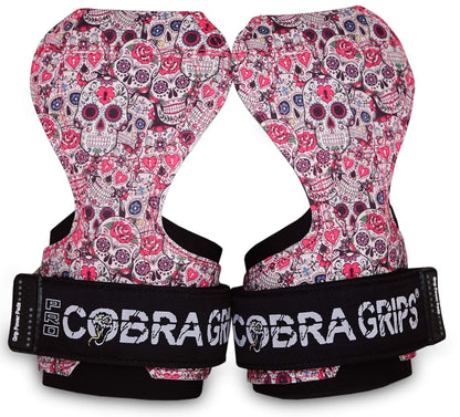Cobra Grips PRO Weight Lifting Gloves Heavy Duty Straps Alternative Power Lifting Hooks for Deadlifts Adjustable Neoprene Padded Wrist Support Bodybuilding