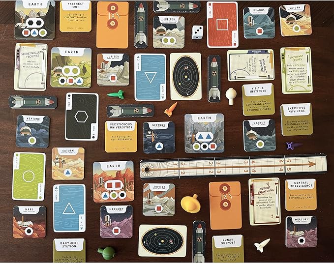 For All Mankind - Board Game -Strategy Game - Space Exploration Game 1-4 Players Ages 14 and up