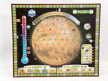 Terraforming Mars: Hellas Elysium - The Other Side of Mars Expansion by Stronghold Games Strategy Board Game