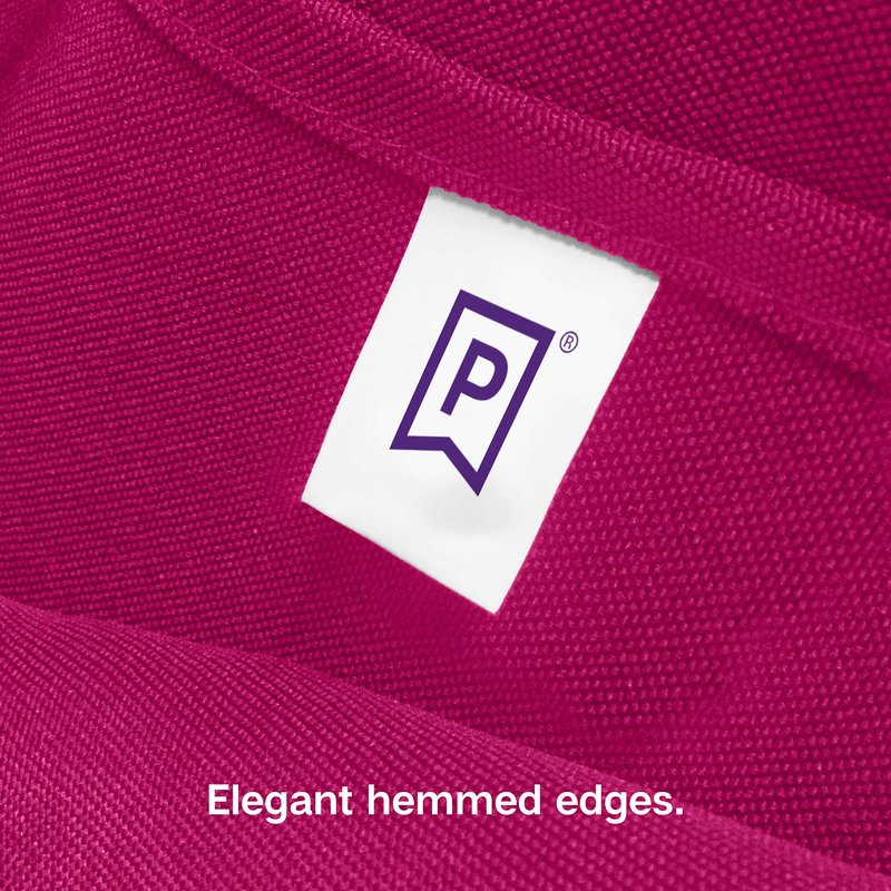 Gee Di Moda Rectangle Tablecloth - 60 x 126 Inch Fuchsia Table Cloth for 8 Foot Rectangle Tables - Heavy Duty Washable Fabric - for Holiday Party, Dinner, Weddings, Baby Shower & Events