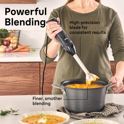 Braun MQ5025 Hand Blender Multiquick Vario, MQ5025, Black