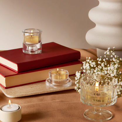 Bolsius - Bulk Pack Tea Lights - 225 Pieces - 8 Burning Hours - White - Contains Natural Plant Wax - Length Burning Time - Decorative Household Candles - Without Palm Oil