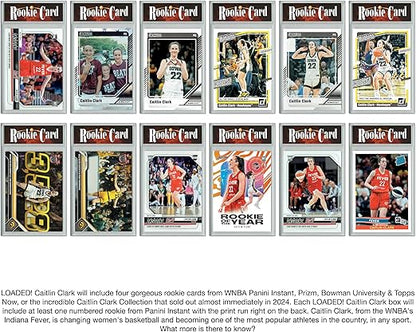 LOADED! All Caitlin Clark Collector's Box: 4 Certified Mint+ Rookie Cards from Women's Basketball