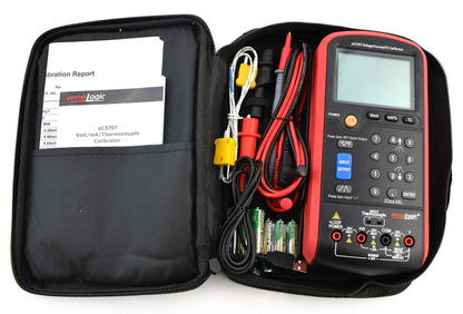 eC370T Volt mA Thermocouple Loop Process Calibrator by ennoLogic – 0-20V and 4-20mA V/mV/mA and Temperature Signal Generator, Meter and Simulator for Transmitters, Current Loops, and PLC