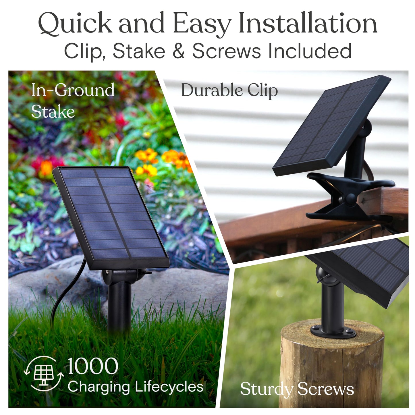 Brightech Ambience Pro Solar Powered String Lights - Commercial Grade Waterproof Patio Lights with 27 Ft Edison Bulbs - Shatterproof LED Solar Outdoor String Lights - 1W LED, Soft White Light