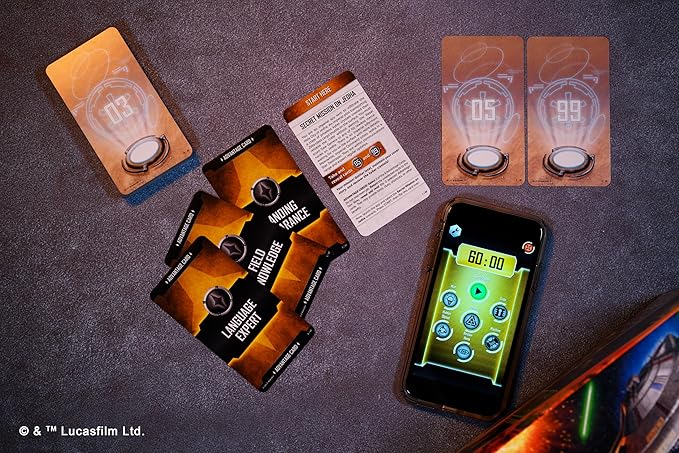 Asmodee Star Wars UNLOCK! The Escape Game - Embark on Epic Escape Room Adventures in a Galaxy Far Far Away Cooperative Game for Kids &amp Adults Ages 10+ 1-6 Players 1 Hour Playtime