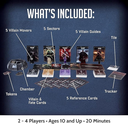 Ravensburger Star Wars Villainous - Power of The Dark Side Strategy Board Game - Join Darth Vader Kylo Ren and More in This Immersive Star Wars Universe Adventure - 2-4 Players - Ages 10+