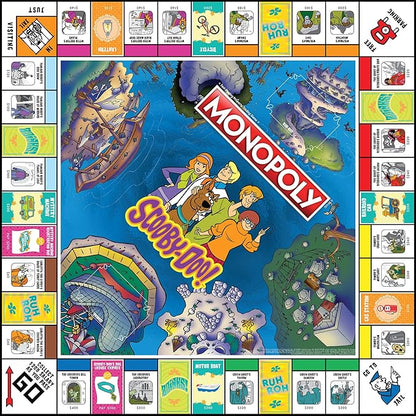 USAOPOLY Monopoly Scooby-Doo! Board Game | Official Merchandise Based on the Popular Cartoon | Classic Monopoly Game Featuring Characters