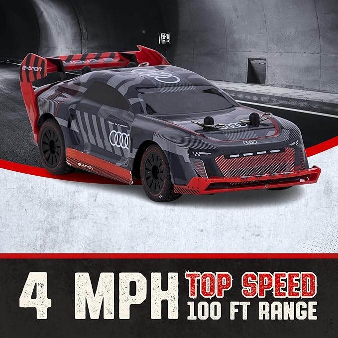 Flybar Hoonigan Hoonitron Remote Control Car for Kids – RC Drift Car RC Cars Race Car 3.7V 2.4 Ghz Detailed Replica Design USB Rechargeable Battery Included 1:32 Scale 100 ft Range 4 Mph