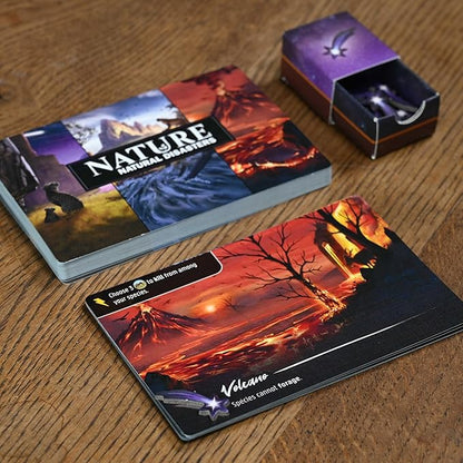Northstar Game Studio Nature Board Game Expansion Module 3: Natural Disasters | Adapt Species in a Changing Environment | Strategy Game for Adults Teens Families and Solo | 1-4 Players Age 10+