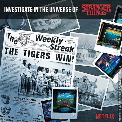 PROFILER Stranger Things - The Shadows of Hawkins - Board Game Escape Game - Immersive and Collaborative Investigation Game 1-6 Players