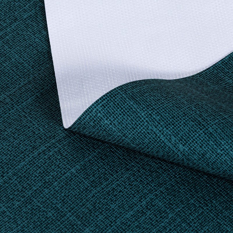 sancua 100% Waterproof Rectangle PVC Tablecloth - 60 x 84 Inch - Oil Proof Spill Proof Vinyl Table Cloth, Wipe Clean Table Cover for Dining Tables, Buffet Parties and Camping, Deep Teal
