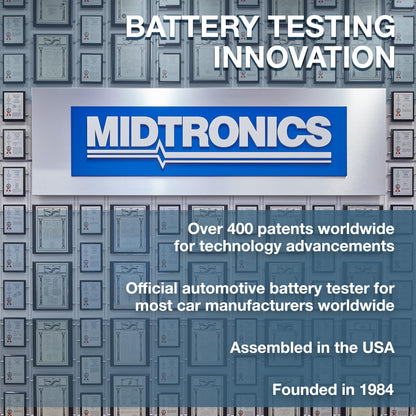 Midtronics MDX 640-6V & 12V Digital Battery Conductance & Electrical System Analyzer Battery Tester - Testing for Automotive, Motorcycle & More