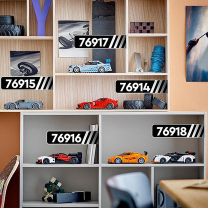 Speed Champion Ferrari 812 Competizione 76914 Toy Blocks Present Racing Car Vehicle Glue Boys Ages 9 and Up
