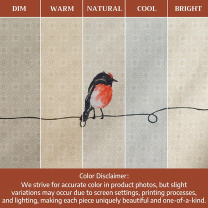 Maison d' Hermine Table Cloth Rectangle Table 100% Cotton 70 x 120 Inches Tablecloth Reusable Decorative for Dining Kitchen Room Farmhouse Home Gifts for Mothers Day Spring Summer - Birdies on Wire