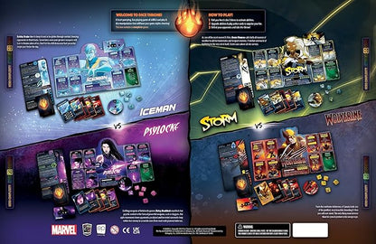 Marvel X-Men Dice Throne Box 1 4 Hero Box Featuring Wolverine Iceman Psylocke &amp Storm Competitive Dice Board Game Stand-Alone &amp Cross Compatible with All Dice Throne Heroes Officially Li