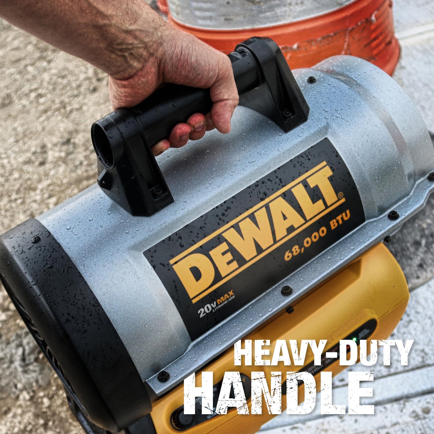 DEWALT 68000 BTU/H 1700 SQ FT Forced AIR Propane Heater