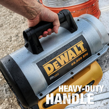 DEWALT 68000 BTU/H 1700 SQ FT Forced AIR Propane Heater
