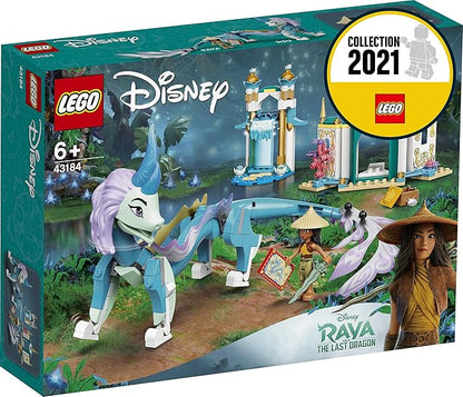 LEGO 43184 Disney Princess Raya and Sisu Dragon Toy from Disney?s Raya and the Last Dragon Movie For Kids 6 + Years Old
