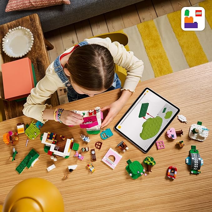 LEGO Animal Crossing Creative Houses: Seasons of Fun Building Toy - Pretend Play Set for Girls &amp Boys Ages 7+ - Create 2 Houses W/1 Set of Building Blocks for Kids - Gift Idea for Birthdays -7705