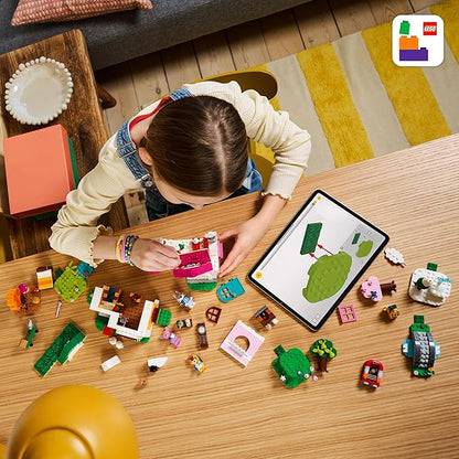 LEGO Animal Crossing Creative Houses: Seasons of Fun Building Toy - Pretend Play Set for Girls &amp Boys Ages 7+ - Create 2 Houses W/1 Set of Building Blocks for Kids - Gift Idea for Birthdays -7705
