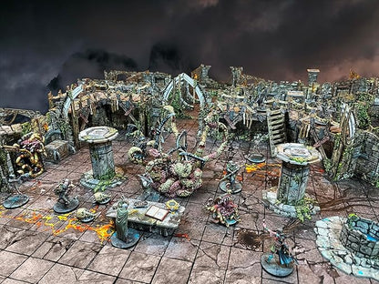 Maladum Oblivion's Maw Expansion - Fantasy Dungeon Crawler Game Immersive Terrain Solo Co-op and Adversarial Play