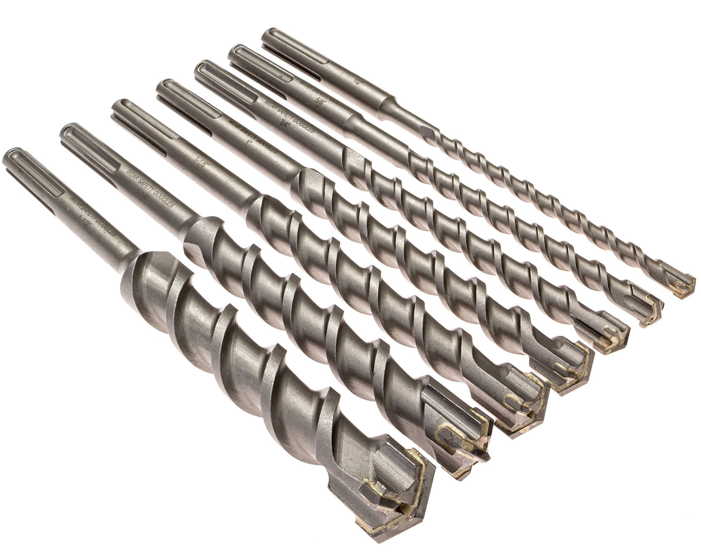 7 Piece Carbide Tipped Masonry Drill Bit Set, SDS Max!!!