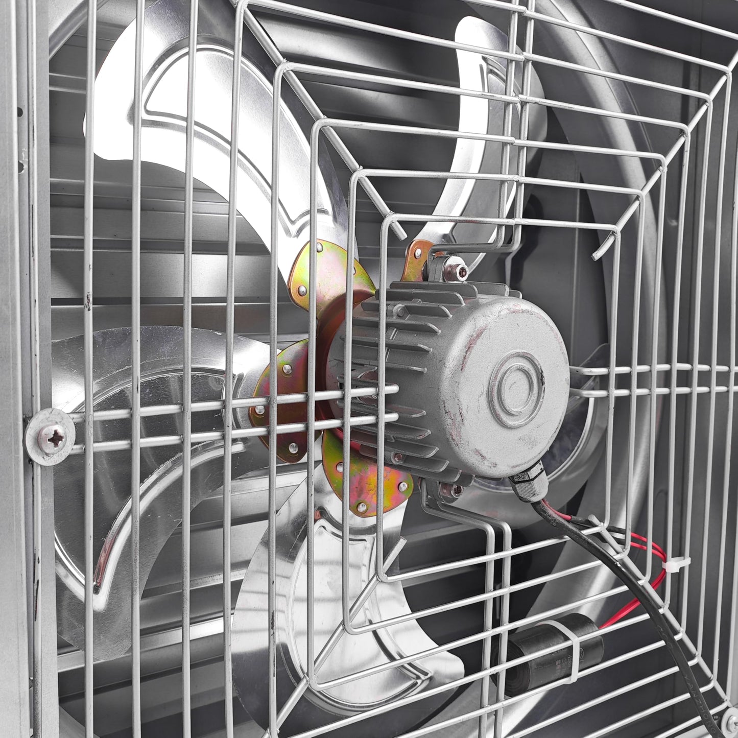 GRELWT 24" Wall Mounted Exhaust Fan - Variable Speed -Automatic Shutter - Vent Fan For Home Attic, Shed, or Garage Ventilation, 4390 CFM, 6180 SQF Coverage Area, New Version