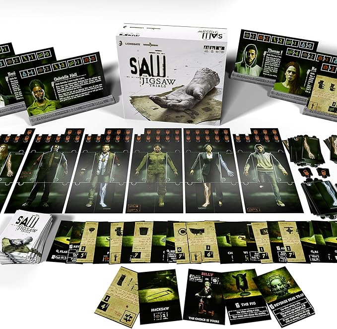 Saw: The Jigsaw Trials Game Saw Horror Movie Franchise Board Game