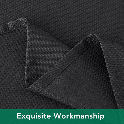 Biscaynebay Textured Fabric Tablecloths 70x108 Inches Rectangular, Black Water Resistant Spill Proof Tablecloths for Dining, Kitchen, Wedding and Parties, Machine Washable