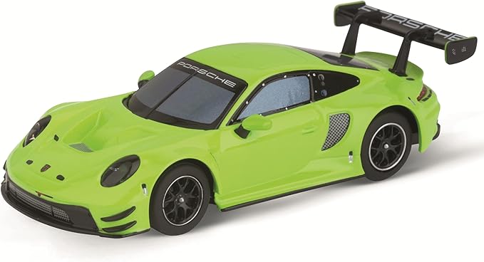 Carrera Hybrid Racing Car Porsche 911 GT3 R Acid Green 1:50 Scale Front and Rear Lights USB-C Rechargeable RC Additional Vehicle
