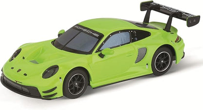 Carrera Hybrid Racing Car Porsche 911 GT3 R Acid Green 1:50 Scale Front and Rear Lights USB-C Rechargeable RC Additional Vehicle