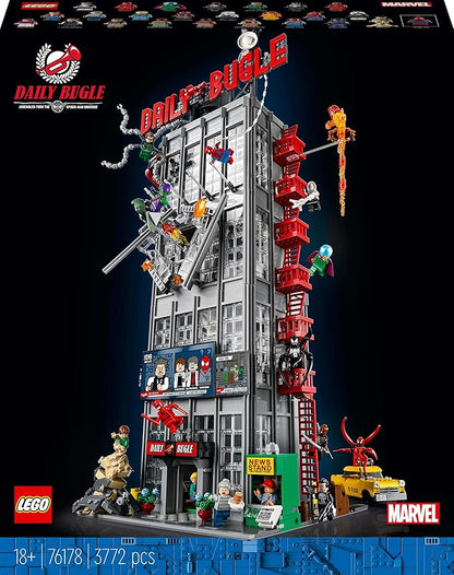 Lego Marvel Super Heroes Playset from 16 Years - Daily Bugle 76178
