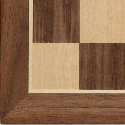 WE Games Classic Walnut Wooden Chess Board Only 11.875 inches Large Chess Board for Adults Wood Veneer Chessboard 1.25 inch Squares