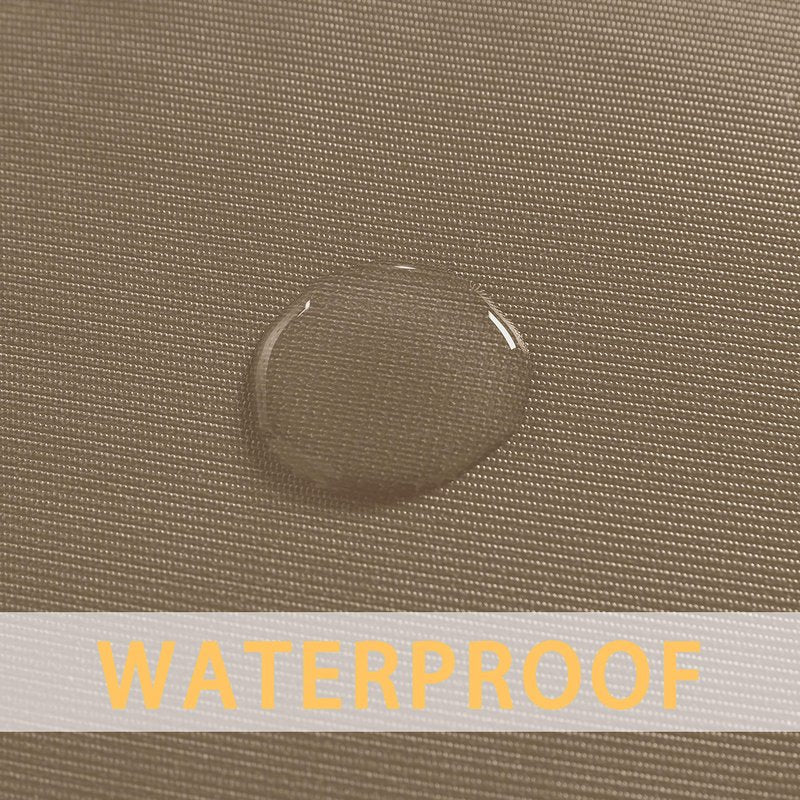 sancua 100% Waterproof Rectangle PVC Tablecloth - 60 x 84 Inch - Oil Proof Spill Proof Vinyl Table Cloth, Wipe Clean Table Cover for Dining Tables, Buffet Parties and Camping, Khaki