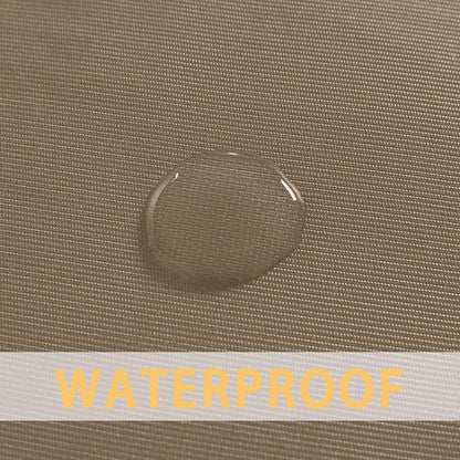 sancua 100% Waterproof Rectangle PVC Tablecloth - 60 x 120 Inch - Oil Proof Spill Proof Vinyl Table Cloth, Wipe Clean Table Cover for Dining Tables, Buffet Parties and Camping, Khaki