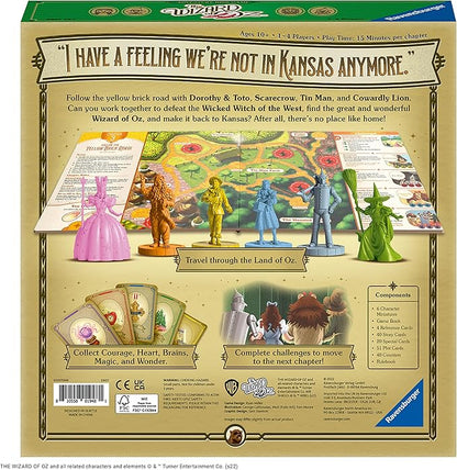 Ravensburger Wizard of Oz Adventure Book Game for Ages 10 &amp Up – Immersive Story-Based Gameplay | Detailed Miniatures | Ideal Gift for Brain Teaser Enthusiasts | Interactive Group Activity