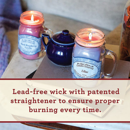 Our Own Candle Company, Hot Chocolate Scented Mason Jar Candle, 100 Hour Burn Time,13 Ounces