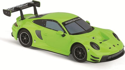 Carrera Hybrid Racing Car Porsche 911 GT3 R Acid Green 1:50 Scale Front and Rear Lights USB-C Rechargeable RC Additional Vehicle