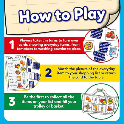 Orchard Toys Shopping List - Educational Memory Game - Age 3-7 - Perfect For Home Learning