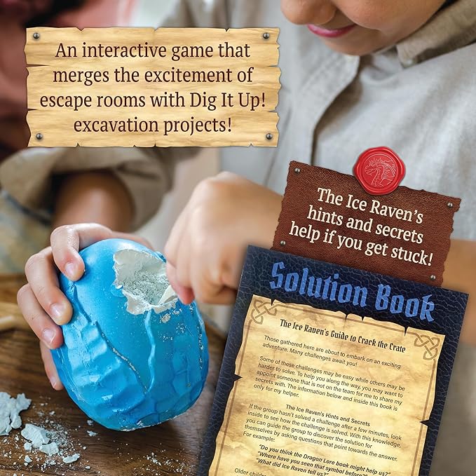 MindWare Dig It Up! Crack The Crate Board Game for 1 or More Players – Bring The Thrill of Escape Rooms Home – for Adults &amp Kids 8 &amp Up