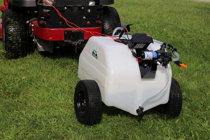 Master Manufacturing Revolt Lithium-Ion Series Rechargeable 12 Gallon Trailer Broadcast Sprayer Sprayer - 84" Spray Pattern, 1.1GPM